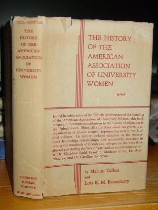 1931 The History Of The American Association Of University Women 1881 - 1931