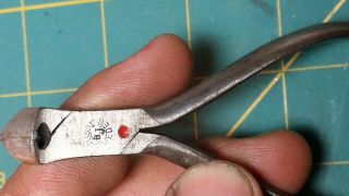 Vintage B - J Vigor Jewelers 404 - 1/2 End Cutter Nippers Pliers Made In Sweden