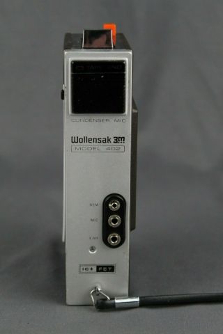 Vintage Wollensak 3m Portable Cassette Recorder Model 402 (parts Only)