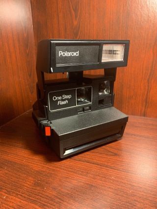 Polaroid 600 One Step Flash Instant Film Camera With Strap -