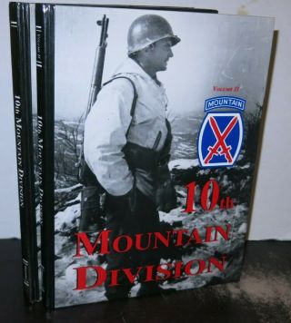 The History Of The 10th Mountain Division 2 Vols 1998/2003 Scarce Wwii