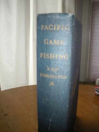 Vintage Pacific Game Fishing,  S.  Kip Farrington 1942 Deep Sea Angling,  Swordfish