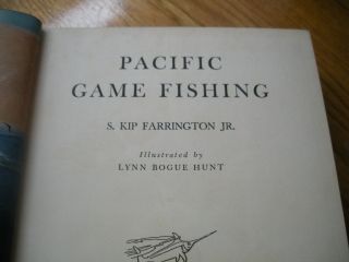 Vintage Pacific Game Fishing,  S.  Kip Farrington 1942 Deep Sea Angling,  Swordfish 5