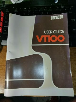 DEC VT100 VINTAGE COMPUTER TERMINAL USERS GUIDE 2