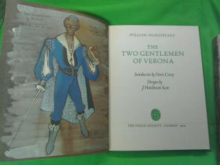 Folio Society Book,  The Two Gentleman Of Verona,  William Shakespeare