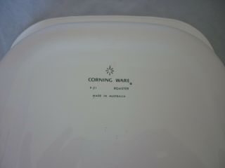 Corning Ware Cornflower P21 Roaster Roasting Pan Retro Vintage Kitchenalia 4