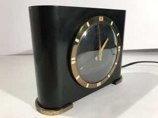 Art Deco Ben Franklin Vintage Bakelite Westclox Model S1C 50 Electric Clock 2