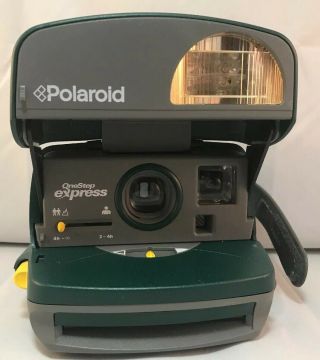 Polaroid One Step Express Green 600 Instant Film Camera -