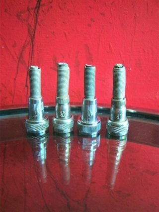 Four Vintage 1950 ' s microphone cable 5/8 amphenol connectors Switchcraft old 1 3