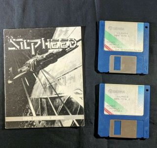 Silpheed Sierra Shooter Vintage Ms - Dos Ibm 3.  5 " Disk