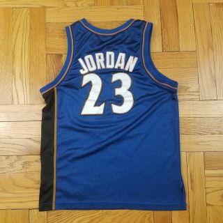 Vintage Michael Jordan 23 Washington Wizards Authentic Nike Jersey Sewn Kids L