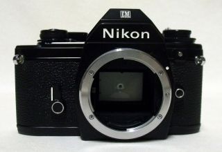Vintage Nikon Em 35mm Slr Student Film Camera Body Only Meter
