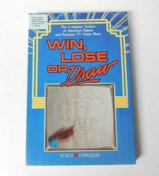 Win Lose Or Draw Ibm/tandy 5.  25 Floppy Game