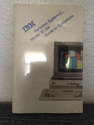 Ibm Ps/2 Model 30 Guide To Operations