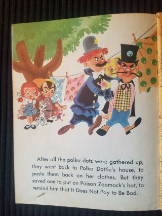 Vintage Little Golden Book Rootie KazootieDetective 150 1953 1st ed. 8