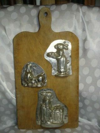 Cool Vintage Chocolate Mold Cutting Board Display Anton Reiche