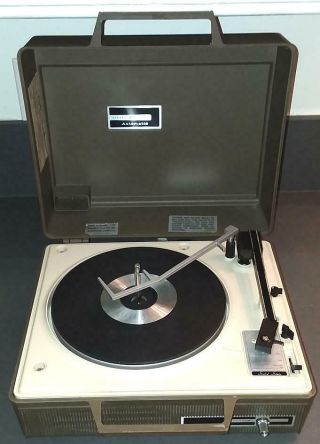 Ge General Electric V639j Portable Automatic Record Player Turntable