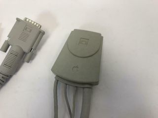 APPLE Macintosh AudioVision Display Adapter Cable HDI45 to DB15 590 - 0793 - A 2