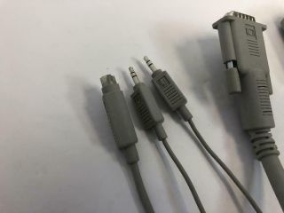 APPLE Macintosh AudioVision Display Adapter Cable HDI45 to DB15 590 - 0793 - A 4