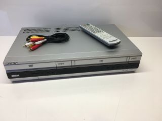 Sony Slv - D360p Dvd Vcr Vhs Combo Player/recorder Great With Remote