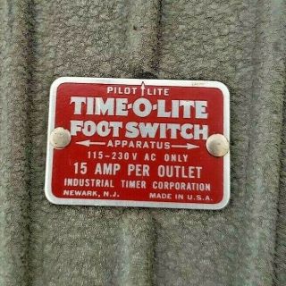 Vintage Time - O - lite Foot Switch Electric Machine 2