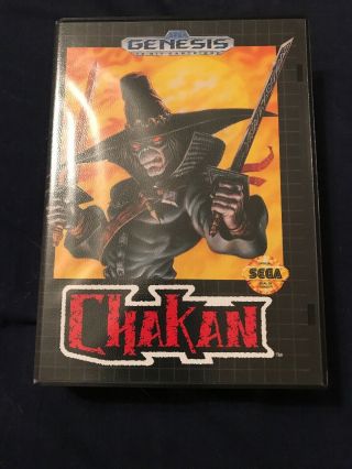 Vtg Sega Genesis Chakan Video Game Complete Cib 1992