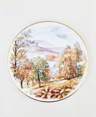 Vintage Royal Grafton Fine Bone China Four Seasons Plate Nr 3 Made in England 2
