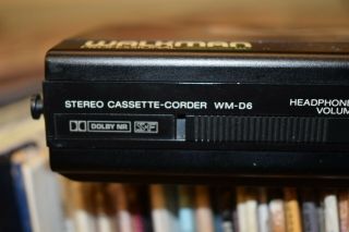 Sony Walkman Cassette Player Recorder Model WM - D6 - 8
