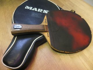 Vintage STIGA Sweden Ping Pong Table Tennis Paddle/Racket Mark V With Case 2