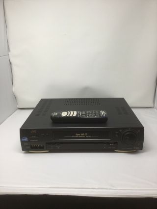 Jvc Hr - S3500u Vhs Vcr Video Cassette Recorder Hi Fi Stereo W/remote