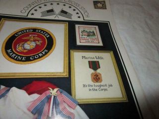 Vintage Marine Corps 3 Cross Stitch patterns book 55 3