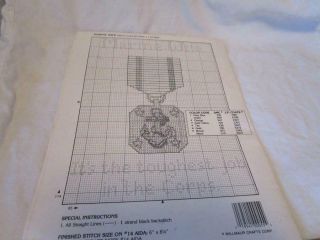 Vintage Marine Corps 3 Cross Stitch patterns book 55 8