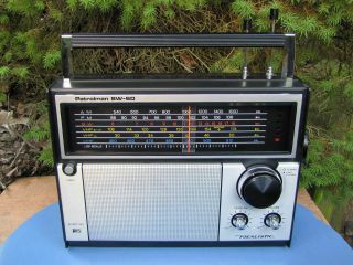 Classic Realistic 6 - Band Portable Radio Patrolman Sw - 60,  Radio Shack Cat.  12 - 779