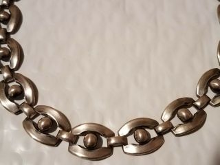 Vintage Danecraft Sterling Link Necklace/Choker 16 