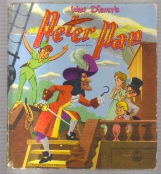 Walt Disney.  Peter Pan.  Hardback.  Cozy Corner Book.  Whitman.  1952.