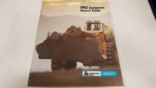 Vintage 1983 International Hough Dresser Buyers Guide Tractors
