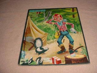 Vintage 1953 " Howdy Doody " Frame Tray Picture Puzzles,  11 " 15 " 4428:29