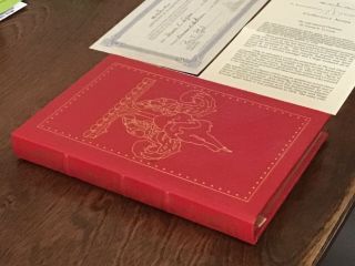 The Left Hand Of Darkness By Ursula K.  Le Guin,  Signed Easton Press Leatherbound