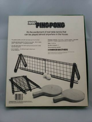 Vintage OFFICIAL NERF Ping Pong Set COMPLETE 2