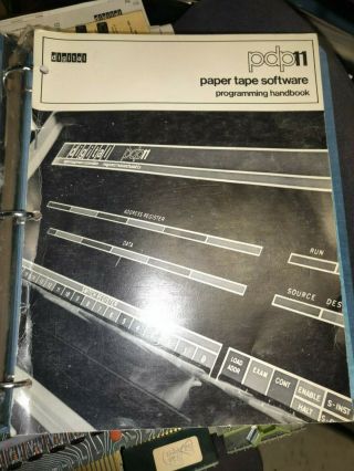 Dec Pdp - 11 Paper Tape Software Programming Handbook