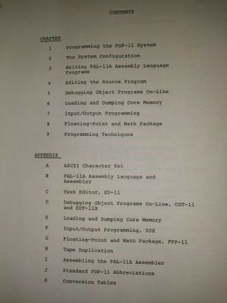 DEC PDP - 11 PAPER TAPE SOFTWARE PROGRAMMING HANDBOOK 5