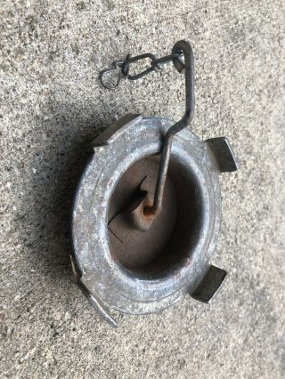 Vintage 5 Gallon Jerry Gas Can Cap / Lid,  Cap Only,  Metal Gas Cap 2