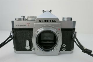 Konica Autoreflex T 35mm SLR Camera Body,  Case 3