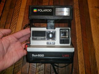 Vintage Polaroid Sun 600 Lms Instant Camera