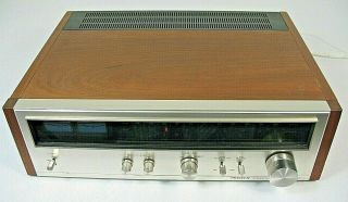 Pioneer Tx - 7100 Stereo Am / Fm Tuner In Wooden Cabinet