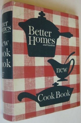 Vintage 1962 Better Homes And Gardens  Cook Book Cookbook Hardcover Binder
