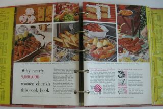 VINTAGE 1962 Better Homes and Gardens  Cook Book Cookbook Hardcover Binder 5