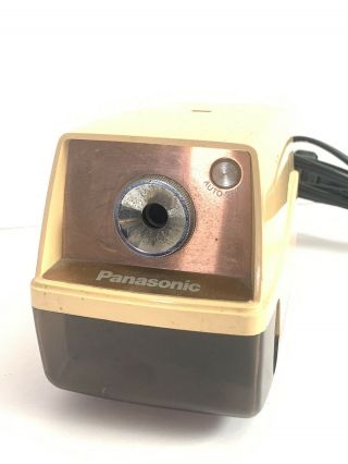 Vintage Panasonic KP - 33 Auto - Stop w/ Light Electric Pencil Sharpener 2