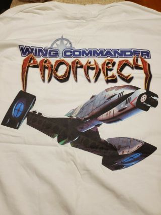 Wing Commander Prophecy 1997 Authentic Vintage Video Game T Shirt Last One