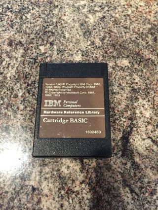 1983 Ibm Personal Computers Hardware Reference Library Cartridge Basic 1502460
